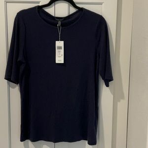Eileen Fisher Navy Top